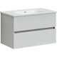 ТУМБА ПОДВЕСНАЯ SANCOS URBAN 790Х450Х550, C ДВУМЯ ЯЩИКАМИ ОСНАЩЕННЫМИ ДОВОДЧИКАМИ, БЕЛЫЙ ГЛЯНЕЦ , АРТ. UR80W