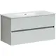 ТУМБА ПОДВЕСНАЯ SANCOS URBAN 990Х450Х550, C ДВУМЯ ЯЩИКАМИ ОСНАЩЕННЫМИ ДОВОДЧИКАМИ, БЕЛЫЙ ГЛЯНЕЦ, АРТ. UR100W