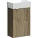 ТУМБА ПОДВЕСНАЯ SANCOS MINI 355Х205Х500, С РАСПАШНОЙ ДВЕРЦЕЙ, ВНУТРИ 1 ПОЛКА, ДУБ ЧАРЛЬСТОН, АРТ.MN35ECHR