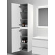 ШКАФ-ПЕНАЛ SANCOS SNOB T ПОДВЕСНОЙ BIANCO, 350Х350Х1650 ММ, АРТ. PSNT35W