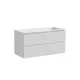 ТУМБА ПОДВЕСНАЯ SANCOS SNOB T 995Х445Х500, C ДВУМЯ ЯЩИКАМИ ОСНАЩЕННЫМИ ДОВОДЧИКАМИ, BIANCO, АРТ.SNT100W