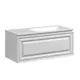 ТУМБА ПОДВЕСНАЯ SANCOS VERY C ОДНИМ ЯЩИКОМ ОСНАЩЕННЫМ ДОВОДЧИКАМИ, ПРАВАЯ, BIANCO, 995Х445Х406
