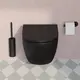 БЕЗОБОДКОВЫЙ ПОДВЕСНОЙ УНИТАЗ VITRA SENTO ЧЕРНЫЙ МАТОВЫЙ