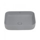 РАКОВИНА НАКЛАДНАЯ ABBER RECHTECK AC2202MG СЕРАЯ МАТОВАЯ