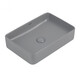 РАКОВИНА НАКЛАДНАЯ ABBER RECHTECK AC2207MG СЕРАЯ МАТОВАЯ