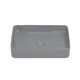 РАКОВИНА НАКЛАДНАЯ ABBER RECHTECK AC2207MG СЕРАЯ МАТОВАЯ