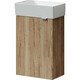 ТУМБА ПОДВЕСНАЯ SANCOS MINI 355Х205Х500, С РАСПАШНОЙ ДВЕРЦЕЙ, ВНУТРИ 1 ПОЛКА, ДУБ ГАЛИФАКС НАТУРАЛЬНЫЙ , АРТ.MN35EGL