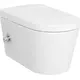 БЕЗОБОДКОВЫЙ ПОДВЕСНОЙ УНИТАЗ VITRA NEST C ФУНКЦИЕЙ БИДЕ, ВСТРОЕННЫМ СМЕСИТЕЛЕМ, С БАЧКОМ VITRA FRESH ДЛЯ МОЮЩЕГО СРЕДСТВА