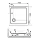 ДУШЕВОЙ ПОДДОН КВАДРАТНЫЙ RGW STYLE