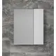 ЗЕРКАЛЬНЫЙ ШКАФ STYLE LINE «СТОКГОЛЬМ» 60 СМ БЕЛЫЙ РИФЛЕНЫЙ СОФТ