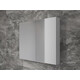 ЗЕРКАЛЬНЫЙ ШКАФ STYLE LINE «СТОКГОЛЬМ» 80 СМ БЕЛЫЙ РИФЛЕНЫЙ СОФТ