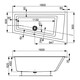 ВАННА АКРИЛОВАЯ VAGNERPLAST CAVALLO OFFSET 160X90 ЛЕВАЯ