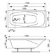 ВАННА АКРИЛОВАЯ VAGNERPLAST ARONIA 170X75