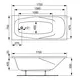 ВАННА АКРИЛОВАЯ VAGNERPLAST ARONIA 170X75