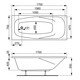 ВАННА АКРИЛОВАЯ VAGNERPLAST ARONIA 170X75
