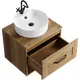 AQWELLA "CRAFT" ТУМБА ПОД УМЫВАЛЬНИК, ЦВЕТ ДУБ БАЛТИЙСКИЙ, CRF0106DB