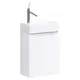 AQWELLA "ЛЕОН-МР" ТУМБА ПОД УМЫВАЛЬНИК ПОДВЕСНАЯ, ЦВЕТ БЕЛЫЙ LN-MP.01.04/W