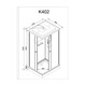 ДУШЕВАЯ КАБИНА AVACAN K402S С ЭЛЕКТРИКОЙ