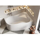 АКРИЛОВАЯ ВАННА VAGNERPLAST MELITE 160X105 RIGHT