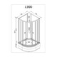 ДУШЕВАЯ КАБИНА AVACAN L990 N С ГИДРОМАССАЖЕМ