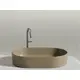 УМЫВАЛЬНИК ЧАША НАКЛАДНАЯ ОВАЛЬНАЯ CERAMICA NOVA ELEMENT 608X385X122 ММ, КАПУЧИНО МАТОВЫЙ