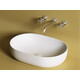 УМЫВАЛЬНИК ЧАША НАКЛАДНАЯ ОВАЛЬНАЯ CERAMICA NOVA ELEMENT 600X415X135 ММ, БЕЛЫЙ МАТОВЫЙ
