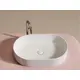 УМЫВАЛЬНИК ЧАША НАКЛАДНАЯ ОВАЛЬНАЯ CERAMICA NOVA ELEMENT 608X385X122 ММ, БЕЛЫЙ