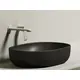 УМЫВАЛЬНИК ЧАША НАКЛАДНАЯ ОВАЛЬНАЯ CERAMICA NOVA ELEMENT 600X415X135 ММ, ЧЕРНАЯ МАТОВАЯ