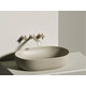 УМЫВАЛЬНИК ЧАША НАКЛАДНАЯ ОВАЛЬНАЯ CERAMICA NOVA ELEMENT 600X415X135 ММ, КАПУЧИНО МАТОВЫЙ