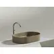 УМЫВАЛЬНИК ЧАША НАКЛАДНАЯ ОВАЛЬНАЯ CERAMICA NOVA ELEMENT 608X385X122 ММ, КАПУЧИНО МАТОВЫЙ