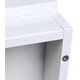 ТУМБА НАПОЛЬНАЯ STYLE LINE "ДАЛЛАС 140", 2 ЯЩИКА, ЛЮКС БЕЛАЯ, PLUS