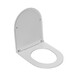 КРЫШКА-СИДЕНЬЕ POINT АФИНА PN46041, ДЮРОПЛАСТ, МИКРОЛИФТ ДЛЯ УНИТАЗА, БЕЛАЯ