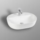 РАКОВИНА НАКЛАДНАЯ ОВАЛЬНАЯ BOND S01-500 50*39*13,5СМ БЕЛАЯ С ОТВЕРСТИЕМ ПОД СМЕСИТЕЛЬ