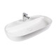 РАКОВИНА НАКЛАДНАЯ ОВАЛЬНАЯ BOND S01-800 80*40*14СМ БЕЛАЯ С ОТВЕРСТИЕМ ПОД СМЕСИТЕЛЬ