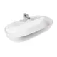РАКОВИНА НАКЛАДНАЯ ОВАЛЬНАЯ BOND S01-800 80*40*14СМ БЕЛАЯ С ОТВЕРСТИЕМ ПОД СМЕСИТЕЛЬ