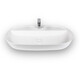 РАКОВИНА НАКЛАДНАЯ ОВАЛЬНАЯ BOND S01-800 80*40*14СМ БЕЛАЯ С ОТВЕРСТИЕМ ПОД СМЕСИТЕЛЬ