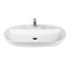 РАКОВИНА НАКЛАДНАЯ ОВАЛЬНАЯ BOND S01-800 80*40*14СМ БЕЛАЯ С ОТВЕРСТИЕМ ПОД СМЕСИТЕЛЬ