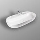 РАКОВИНА НАКЛАДНАЯ ОВАЛЬНАЯ BOND S01-800 80*40*14СМ БЕЛАЯ С ОТВЕРСТИЕМ ПОД СМЕСИТЕЛЬ