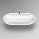 РАКОВИНА НАКЛАДНАЯ ОВАЛЬНАЯ BOND S01-800 80*40*14СМ БЕЛАЯ С ОТВЕРСТИЕМ ПОД СМЕСИТЕЛЬ