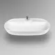 РАКОВИНА НАКЛАДНАЯ ОВАЛЬНАЯ BOND S01-800 80*40*14СМ БЕЛАЯ С ОТВЕРСТИЕМ ПОД СМЕСИТЕЛЬ