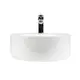 РАКОВИНА НАКЛАДНАЯ КРУГЛАЯ BOND S03-410 41*41*15СМ БЕЛАЯ С ПЕРЕЛИВОМ И ОТВЕРСТИЕМ ПОД СМЕСИТЕЛЬ