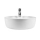 РАКОВИНА НАКЛАДНАЯ КРУГЛАЯ BOND S03-430 43,5*43,5*13СМ БЕЛАЯ С ОТВЕРСТИЕМ ПОД СМЕСИТЕЛЬ