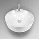 РАКОВИНА НАКЛАДНАЯ КРУГЛАЯ BOND S03-430 43,5*43,5*13СМ БЕЛАЯ С ОТВЕРСТИЕМ ПОД СМЕСИТЕЛЬ