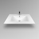 РАКОВИНА ВСТРАИВАЕМАЯ ПРЯМОУГОЛЬНАЯ BOND S05-800 80*46*17СМ БЕЛАЯ С ПЕРЕЛИВОМ