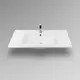 РАКОВИНА ВСТРАИВАЕМАЯ ПРЯМОУГОЛЬНАЯ BOND S05-900 90*46*17СМ БЕЛАЯ С ПЕРЕЛИВОМ