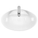 РАКОВИНА НАКЛАДНАЯ ОВАЛЬНАЯ BOND S15-590 59*39*20,5СМ БЕЛАЯ С ПЕРЕЛИВОМ И ОТВЕРСТИЕМ ПОД СМЕСИТЕЛЬ