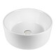 РАКОВИНА НАКЛАДНАЯ КРУГЛАЯ BOND S53-390 39*39*15СМ БЕЛАЯ
