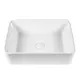 РАКОВИНА НАКЛАДНАЯ ПРЯМОУГОЛЬНАЯ BOND S54-480 48*37*13СМ БЕЛАЯ