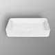 РАКОВИНА НАКЛАДНАЯ ПРЯМОУГОЛЬНАЯ BOND S54-620 62*36*11СМ БЕЛАЯ