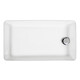 РАКОВИНА НАКЛАДНАЯ ПРЯМОУГОЛЬНАЯ BOND S67-610 61,5*35*11,5СМ БЕЛАЯ